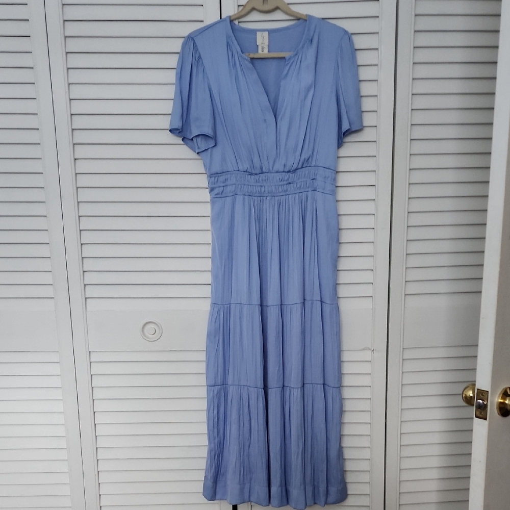 Jolie Sky Blue Maxi Dress
